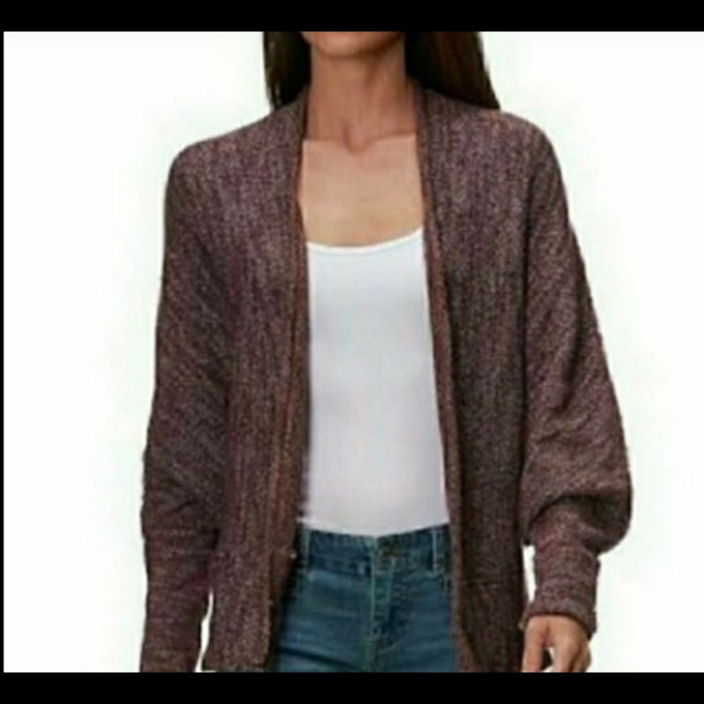 Free People - Motions Mauve Knit Dolman Cardigan